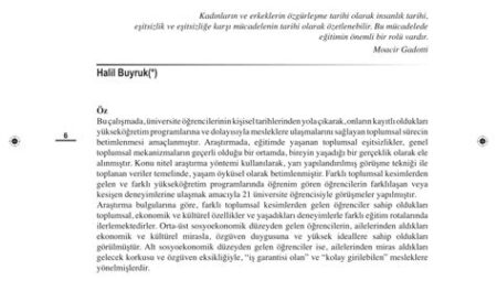 Eğitimde Eşitsizlikler ve Fırsatlar: Sosyoekonomik Dengesizlikleri Azaltmaya Yönelik Yaklaşımlar